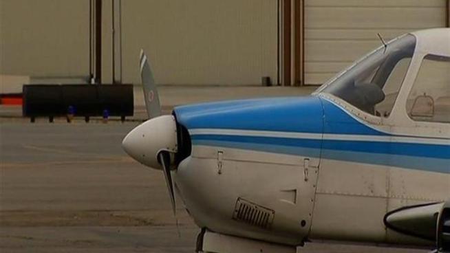 The single-engine plane pilot got out of his aircraft in the ramp area of Gillespie Field and was then hit in the head by the propeller at around 8:30 a.m. Nicole Gonzales reports.