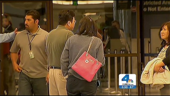 Passengers and workers in LAX's Terminal 6 were warned Wednesday not to drink the water or even wash their hands in the restroom. Some however, expressed frustration that they had not received a more thorough warning. Jane Yamamoto reports from LAX for the NBC4 News at 5 p.m. on March 13, 2013.