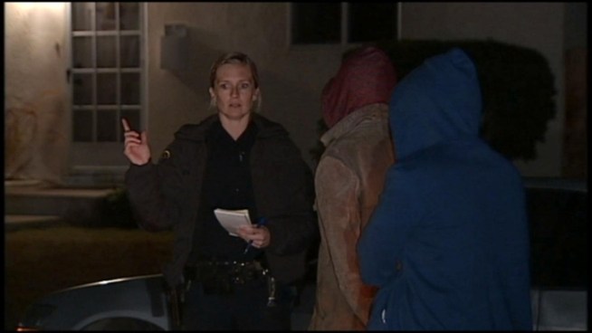 A man flagged down a taxi driver on Garnet Avenue. When they got to Emerald and Morrell, the suspect used his gun to demand the driver's belongings.