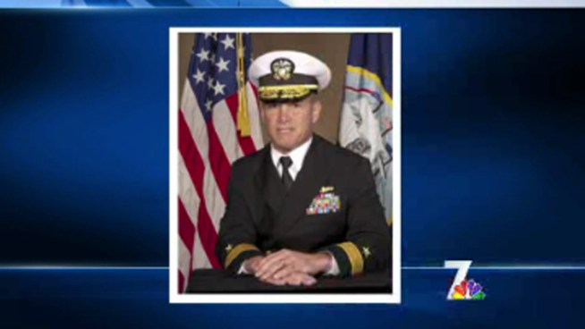 The Navy commander of the Stennis Carrier Strike Group is returning to his homeport in Washington pending an investigation into allegations of inappropriate judgement. NBC 7 s Lea Sutton reports.