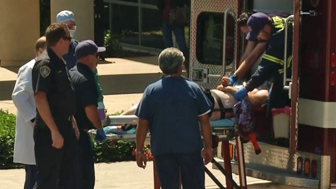 San Diego County sheriff's deputies Ali Perez and Craig Johnson are recovering from gunshot wounds they suffered when they confronted a suspect at a Lakeside apartment complex on Sept. 25, 2012. NBC 7's Tony Shin reports.