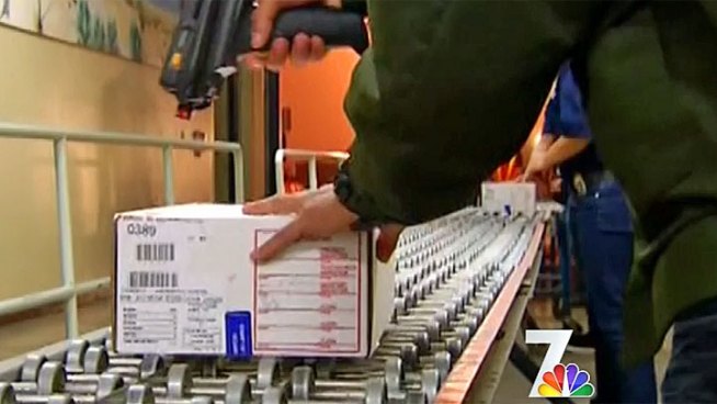 Chris Chan reports from San Diego County Registrar of Voters where a record number of people turned out to cast their ballots Tuesday.