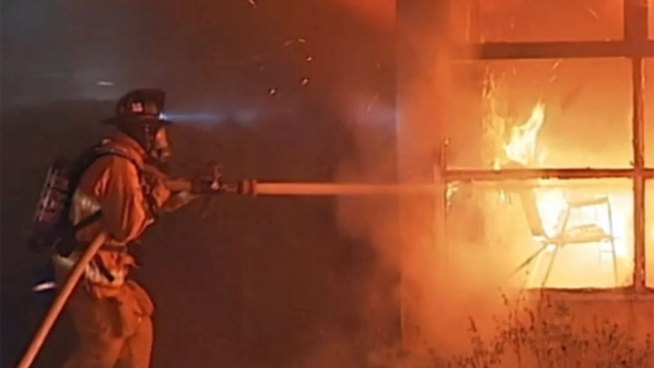 Fire broke out inside an assisted living residence on Moss Street around 1:30 a.m. NBC 7's Brandi Powell reports.
