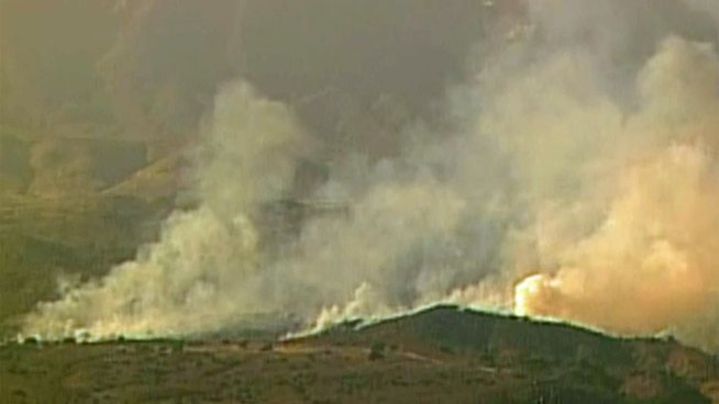 According to the Camp Pendleton Fire Dept, the fire stands at 300 acres NBC 7s Nicole Gonzales reports at 11 p.m. Monday. Crews said they have 60% of it surrounded.