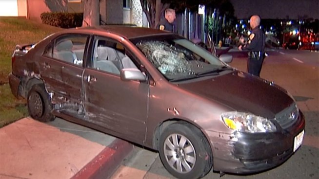A driver was arrested after leading police on a high-speed chase in National City Sunday.