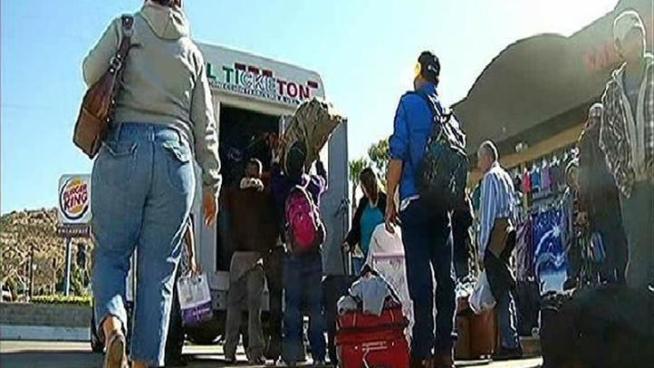 Border officials have launched a campaign to crack down. Diana Guevara reports.