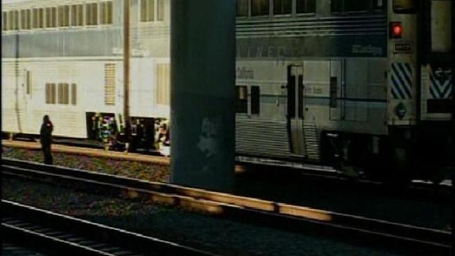 A train struck a pedestrian at Kettner Boulevard and W. Palm Street in Downtown San Diego. Kelly McPherson reports.