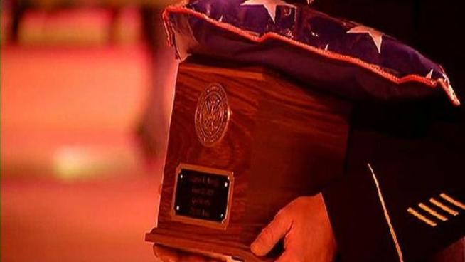 Family members of a Korean War veteran who died as a POW in 1951 finally witnessed his remains coming home Thursday.