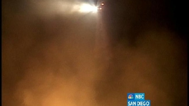 A brush fire burned more than three acres in Mission Trails Regional Park early Tuesday. The fire broke out around 1 a.m. in an area of the park that is inaccessible to vehicles, according to fire crews. Monica Dean reports.