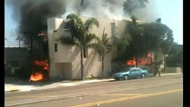 NBCSanDiego was able to speak with a few people displaced during a fire inside a building in Mission Beach on Friday.
