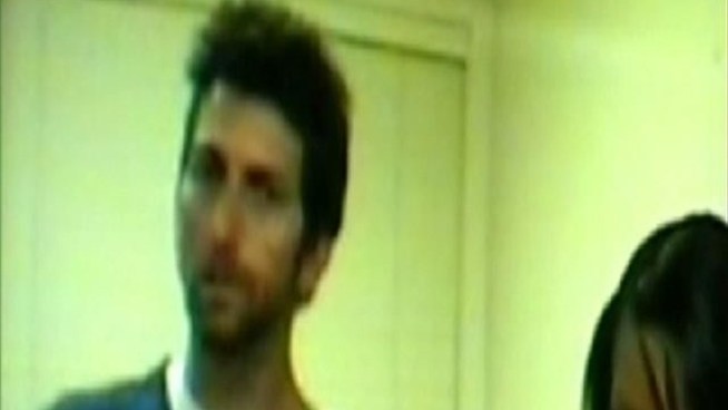 In a 911 call, a frantic Richard Fox explains exactly what happened when he allegedly detonated a homemade explosive device outside his trailer in Potrero, killing his girlfriend Jeanette Ogara. NBC 7's Tony Shin reports.