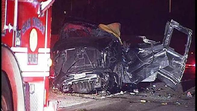 The driver, later identified as 27-year-old Regino Miranda III, died after he lost control of his truck and plummeted down a hillside around 1:30 a.m. Friday near I-5 and SR 52.