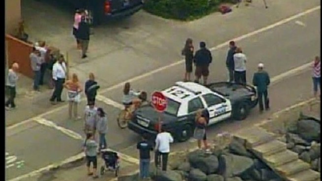 Aerials over the home of former Chargers Pro Bowler Junior Seau who, according to a source within the Oceanside police department, has committed suicide.