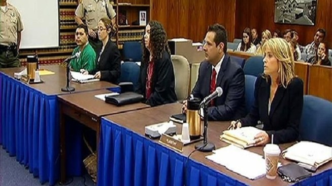Adriana Pinson, mother of a slain 14-year-old girl, spoke during the sentencing of Antero Cruz. He was sentenced 25 years to life for killing Ahlyia Pinson.