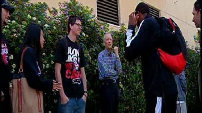 Megan Tevrizian interviews members of SDSU's devoted fanbase The Show about the team's trip to the NCAA tournament.
