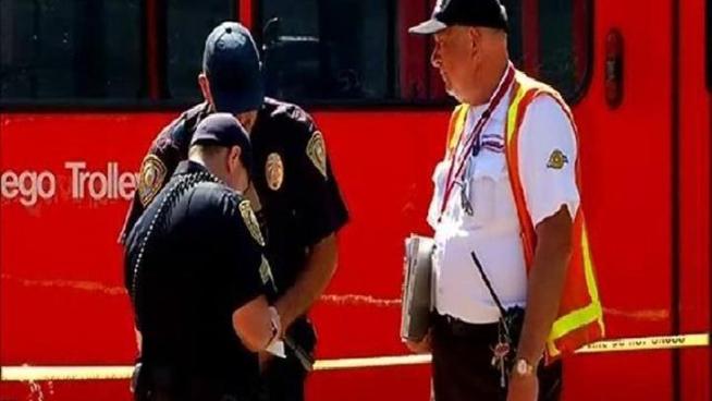 San Diego police say a man was stabbed in the throat with a box cutter by a fellow troller rider near the Old Town trolley station. Danya Bacchus talked with witnesses who say everyone was seated and minding their business before the attack.