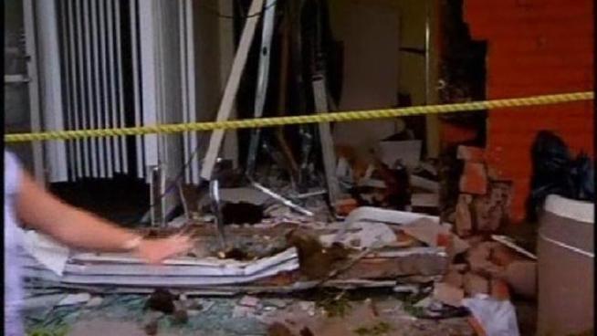 Chula Vista police arrested her under suspicion of drunk driving after she crashed into three strip-mall suites Friday morning at 542 Broadway.