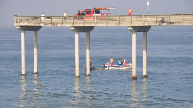 A dead body was discovered near the Ocean Beach Pier. NBC 7's Elena Gomez speaks to lifeguards who helped pull the body from the water, as well as witnesses who saw it all.