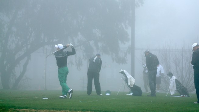 Dense fog delayed the Farmers Insurance Open at Torrey Pines Saturday for the first time in years. Several delays later, the PGA Tour called it a day. NBC 7's Lea Sutton reports.