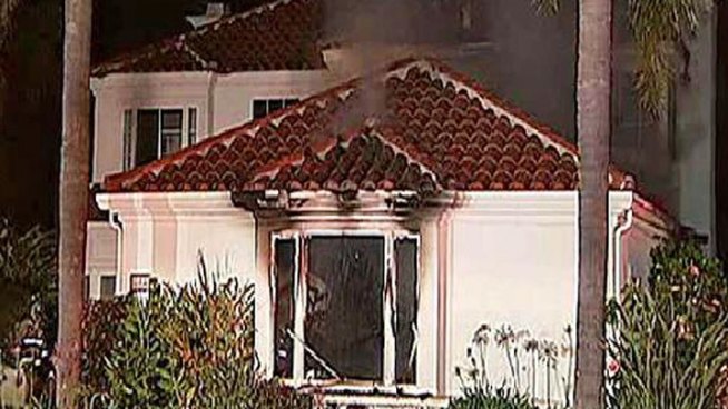 A Rancho Bernardo family, awakened by a fire alarm, thought it was a worn out battery but soon realized their home was on fire. NBC 7s Brandi Powell reports.