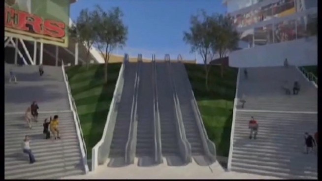 The NFL pushing the 49ers and Raiders to share a stadium and save money. Christie Smith talks to fans about how they would feel if the two teams had to share.