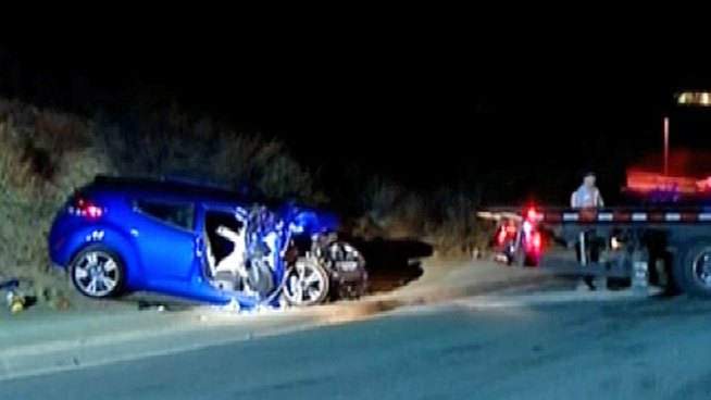 A father and his 9-year-old daughter were seriously injured in a head on collision with a suspected DUI driver. NBC 7's Tony Shin reports.