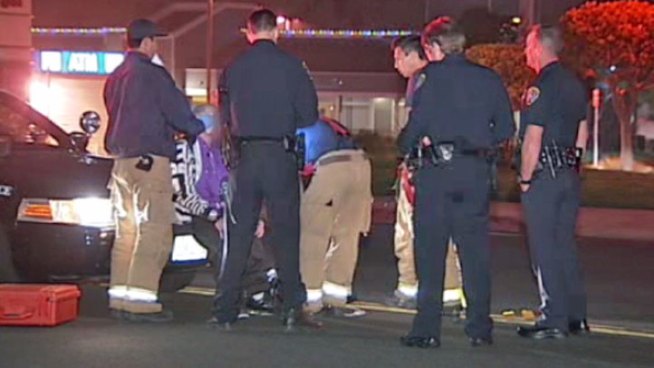 Police say two suspects took a man's backpack overnight in Rolando. The victim's two cell phones were inside. NBC 7's Brandi Powell reports.