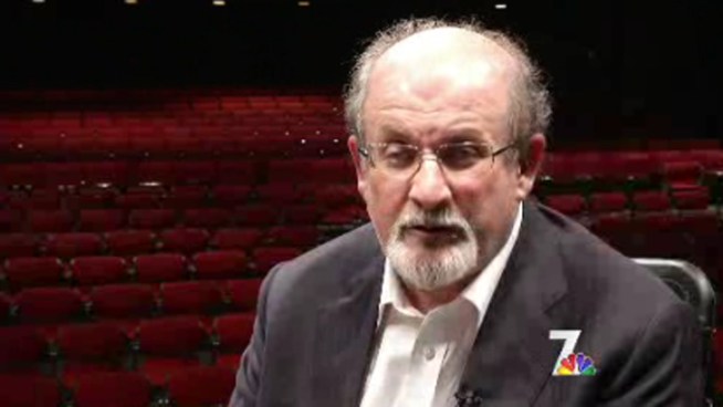 Controversial author Salman Rushdie visited UCSD to discuss his new book,  Joseph Anton,  based on the false name he used when he went into hiding after writing his 1988 book,  Satanic Verses,  which sparked protests in the Muslim world. NBC 7's Chris Chan reports.