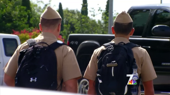 The author of a new report says problems with student loans may be even greater than the problems military members face with mortgage debt and foreclosures. NBC 7 military reporter Lea Sutton looks at the issue and how local universities are tackling it.