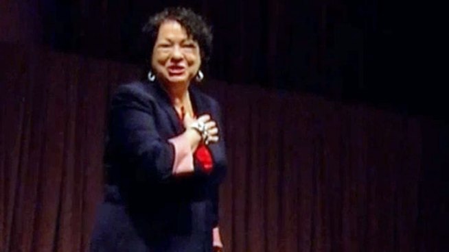 When U.S. Supreme Court Justice Sonia Sotomayor stopped by the campus of USD, she was met by lines of people waiting for the chance to meet her. NBC 7's Diana Guevara reports.