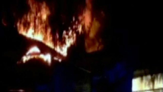 Cell phone video shows the intensity of a fatal fire on Vista Drive and Helix Street in Spring Valley Thursday night. Three people live on the property but only two made it out alive. Nicole Gonzales reports.