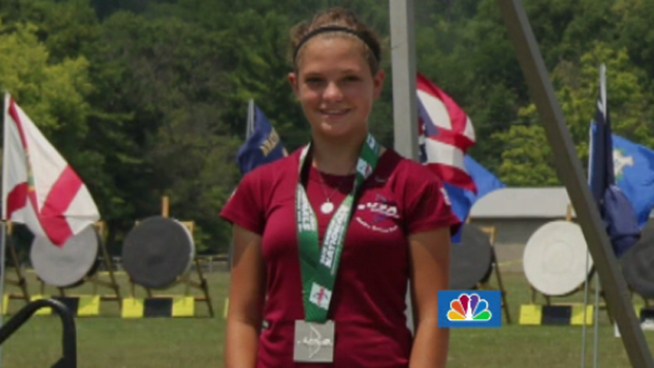 Anna Miscione, 14, is a nationally-ranked archer from Ramona. NBC 7's Nicole Gonzales talks to the teen about her unique sporting talent and her dreams of competing in the 2016 Olympics.