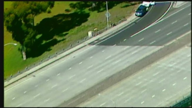 NBC 7 San Diego's news helicopter flew over an area where two people were injured in an officer involved shooting.
