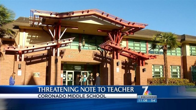 It's business as usual for students at Coronado Middle School after a threat was anonymously sent to a staff member. Parents told NBC 7 how they felt about the situation.