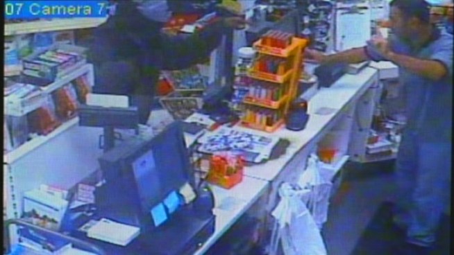 A gas station clerk and customer at an AM/PM in Pacific Beach were robbed at gunpoint overnight. NBC 7's Brandi Powell reports on the ongoing investigation.