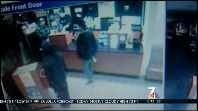Some restaurant-goers are shocked, they were just feet away from an employee, while he was getting robbed by three people. NBC 7's Brandi Powell reports.