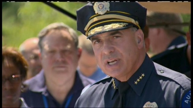 The suspect in the Colorado movie theater shooting, a graduate of Westview High School in San Diego, was dressed all in black and wore tactical battle gear. Aurora, Colo., Police Chief Dan Oates updates the public about 11 hours after the deadly rampage.