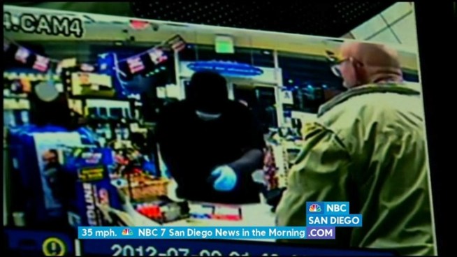 A clerk was robbed around 1:45 a.m. Monday inside the AM/PM store located at 4925 Spring Street in the city of La Mesa.