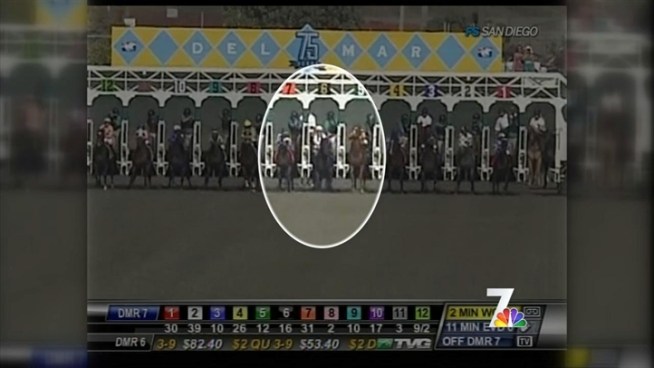 The jockey who has become the face of Del Mar, takes a nasty spill during the 7th race. NBC 7s Jim Laslavic explains.