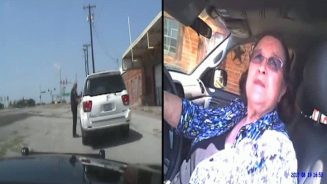 Keene police have released video of the arrest of a 77-year-old grandmother who was stopped for speeding. The raw video above, taken from the officer's dashboard camera and a small camera mounted on his uniform, shows the arrest in its entirety.