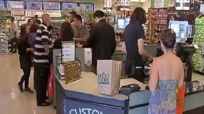 They're stocking up now so they don't have to risk getting stuck in traffic later.