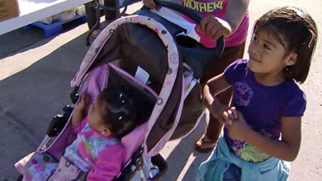 Nearly half of California's children live in poverty or 