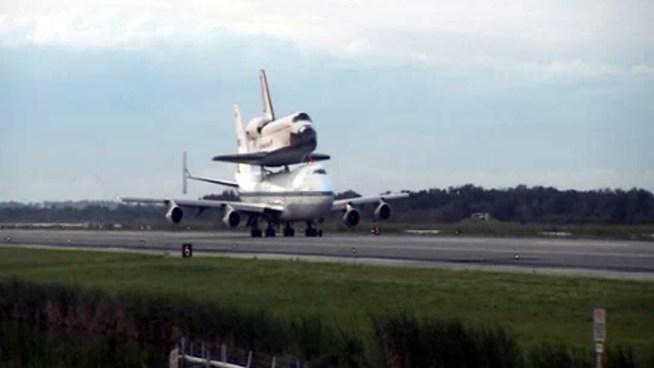 Watch Endeavour's final flight over Kennedy Space Center and the Florida Space Coast. Sept. 19, 2012