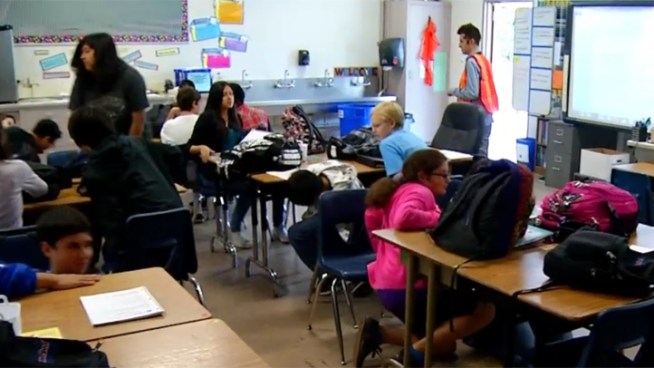 Thousands of San Diegans participated in an earthquake preparedness drill known as the Great Shakeout Thursday morning