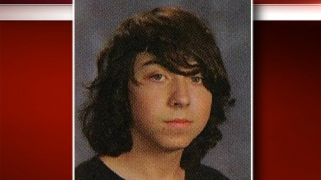 Friends of Justin Hertzberg gathered at their high school to mourn the teen who was killed on his skateboard.