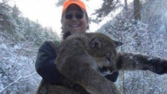 California Fish and Game Commission President Dan Richards killed a mountain lion during a hunting trip to Idaho. Hunting mountain lions is legal in that state but banned in California. Jacob Rascon reports from Riverside.