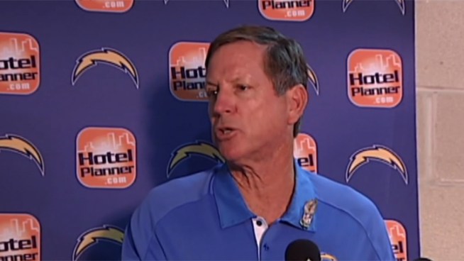 Chargers head coach Norv Turner was visibly agitated when reporter Derek Togerson asks if it is acceptable to lose.