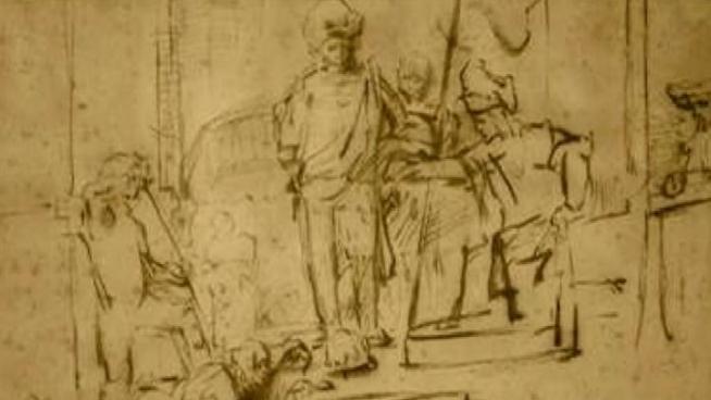 Sheriff's detectives and art experts are debating the authenticity of the drawing.