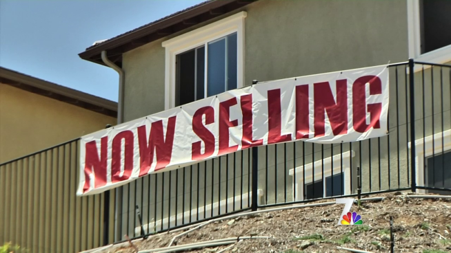 Real estate agent Margaret Atmore tells NBC 7 reporter Chris Chan that she has seen an increase in sales.