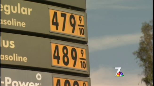 For San Diegans the average price per gallon went up another 20 cents overnight - drivers aren't waiting around to fill up. NBC 7 reporter Steven Luke talked to some frustrated drivers.
